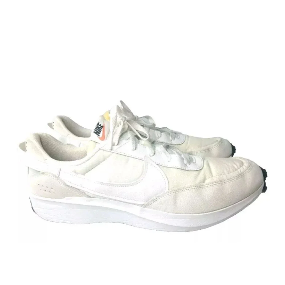 Nike Waffle Debut Shoes Men's Size 15 White Black Orange DH9522-101